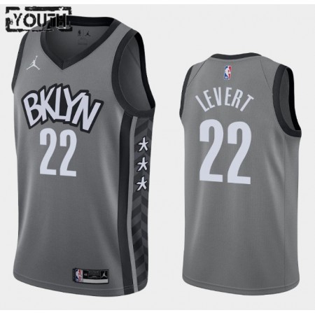 Kinder NBA Brooklyn Nets Trikot Caris LeVert 22 Jordan Brand 2020-2021 Statement Edition Swingman